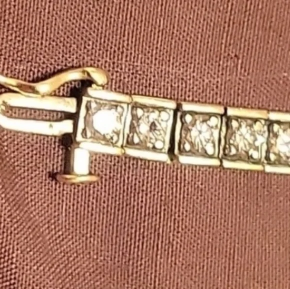 10K Yellow Gold Bracelet 2 CTW - Picture 3 of 6